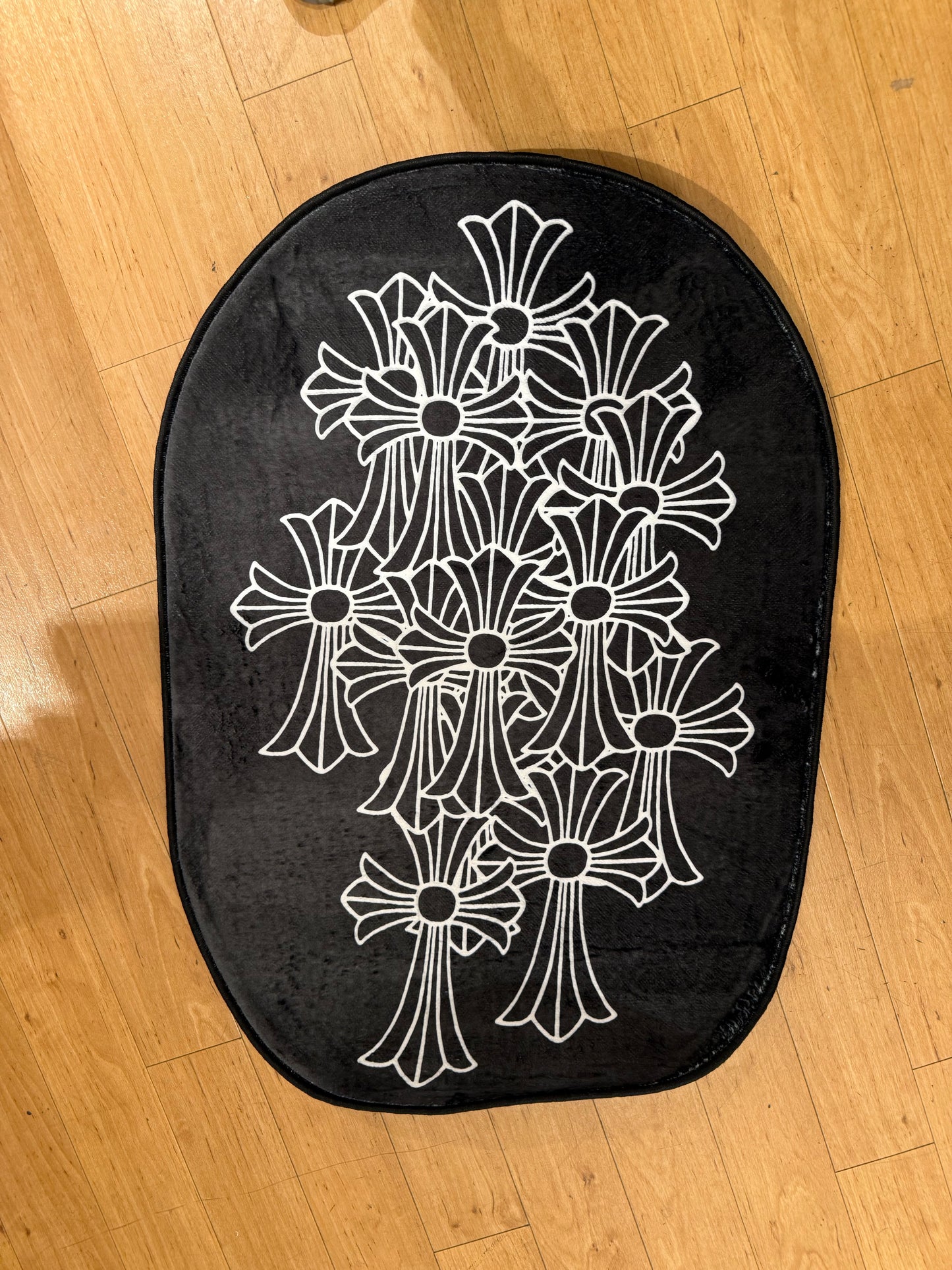 White Crosses Rug