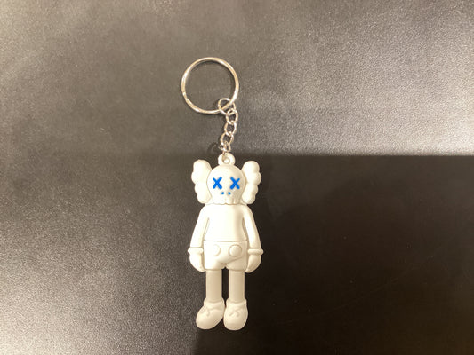 White Kaws KeyChain