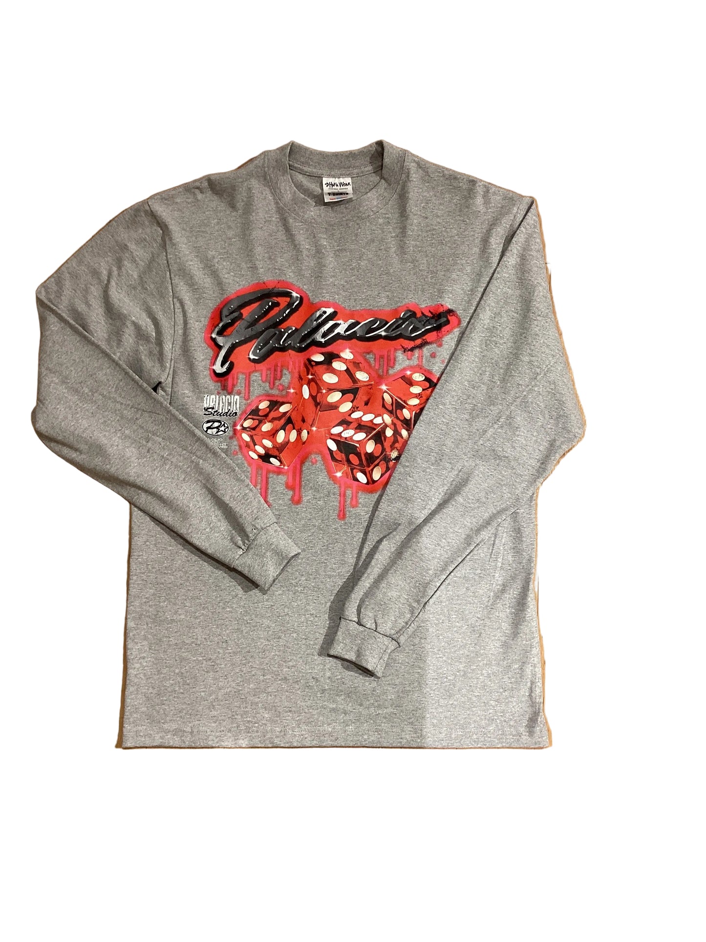 Palacio Red Dice Grey Long Sleeve