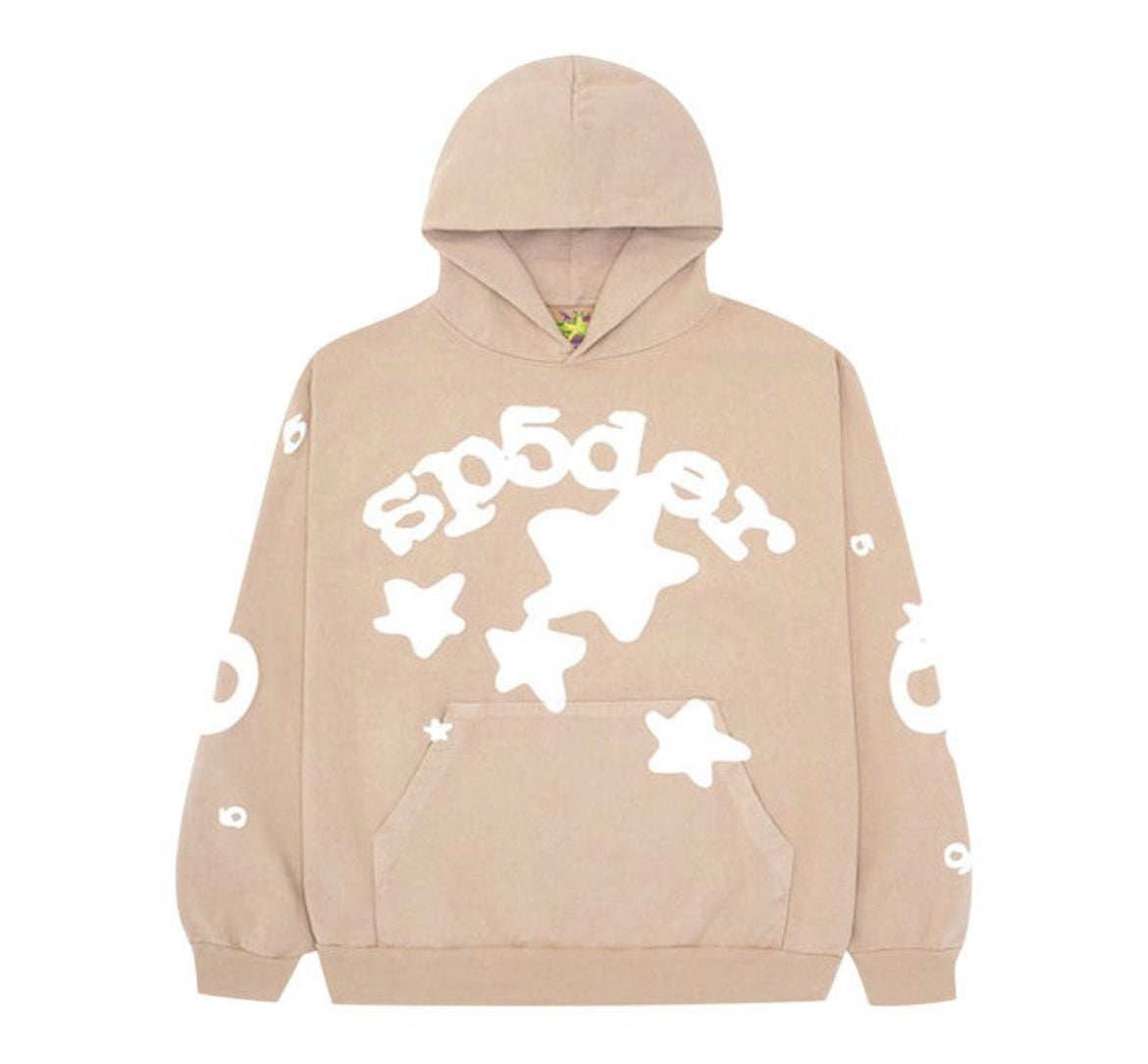 Sp5der Hoodie Sand