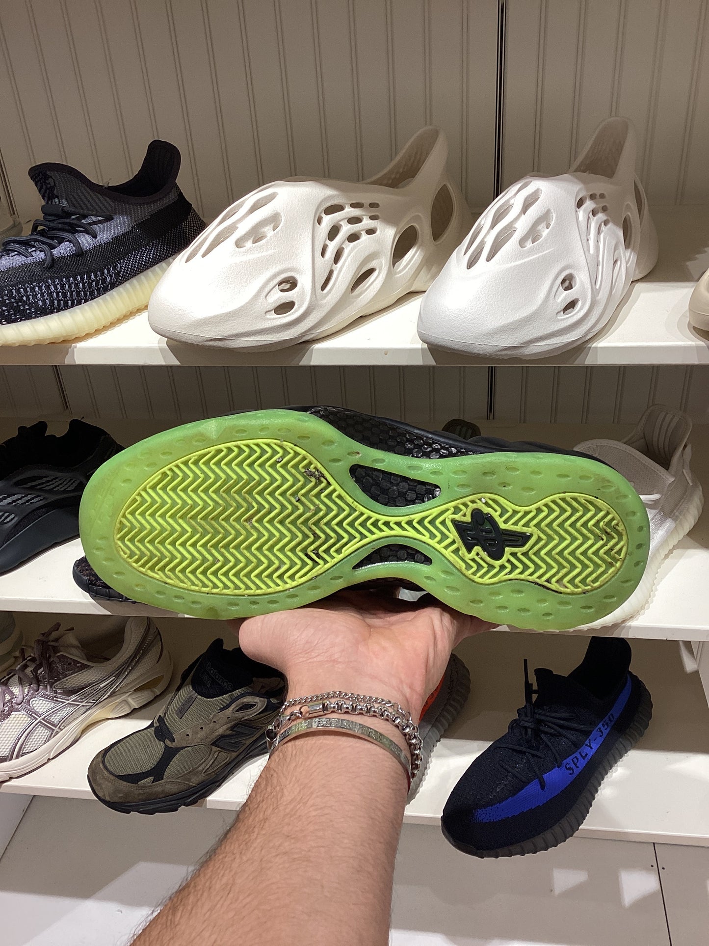 Nike Air Foamposite One Black Volt (PRE-OWNED)