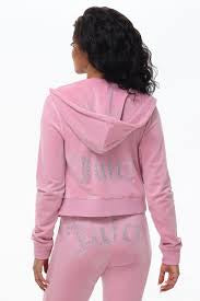 Juicy Couture Pink Zip-Up Hoodie