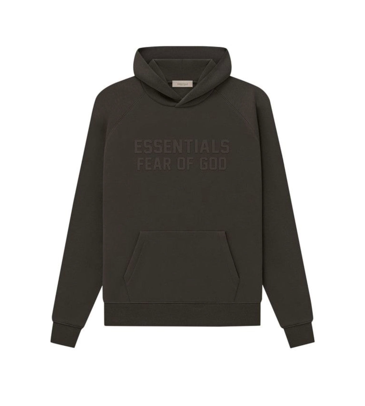 Essentials Off Black Hoodie