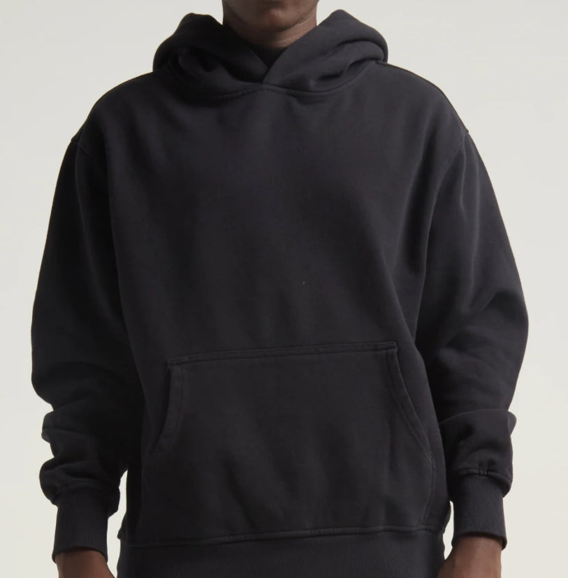 Black Garment Dye Hoodie