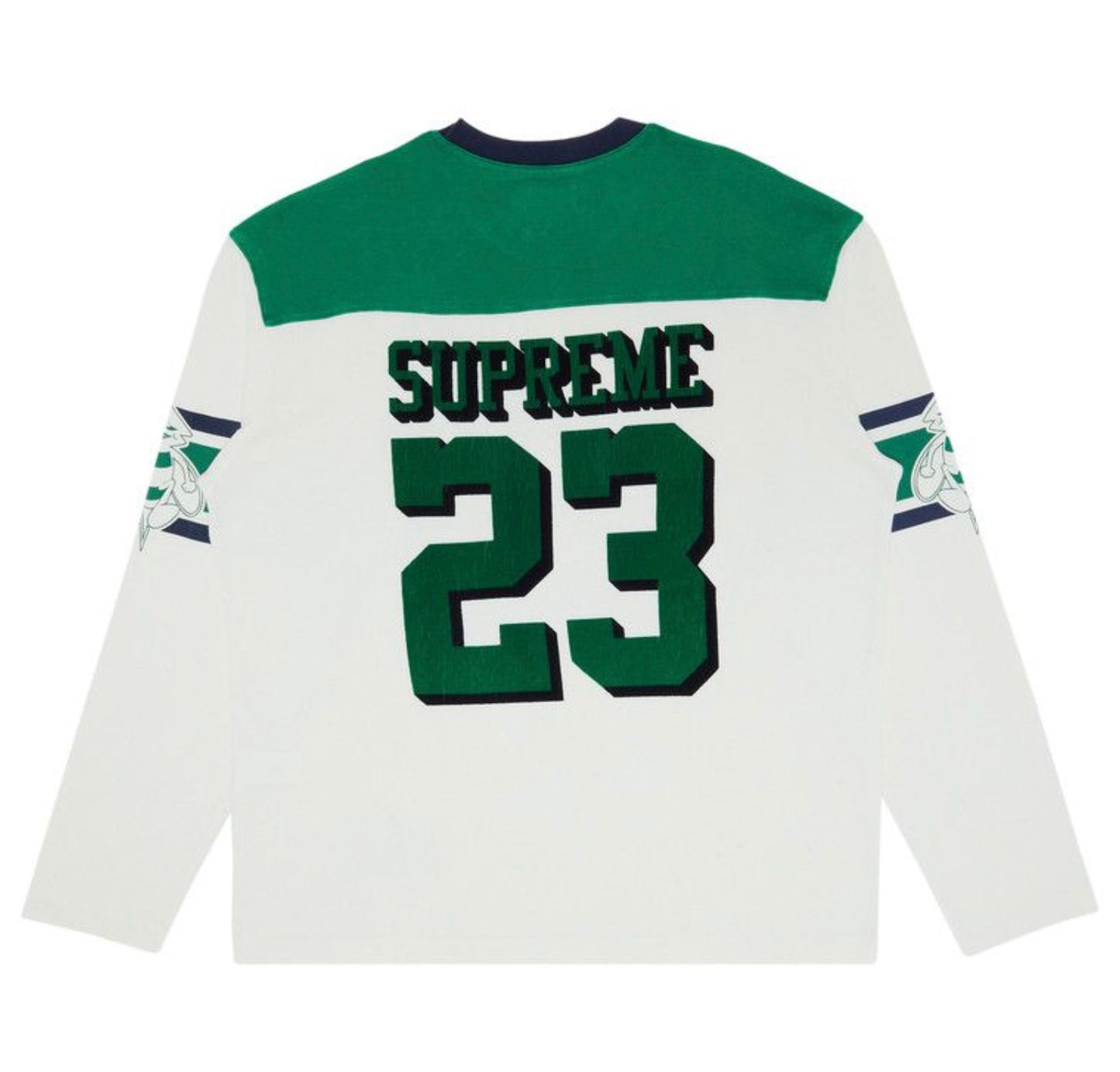 Supreme Bumblebee Long-Sleeve
Football Top White
