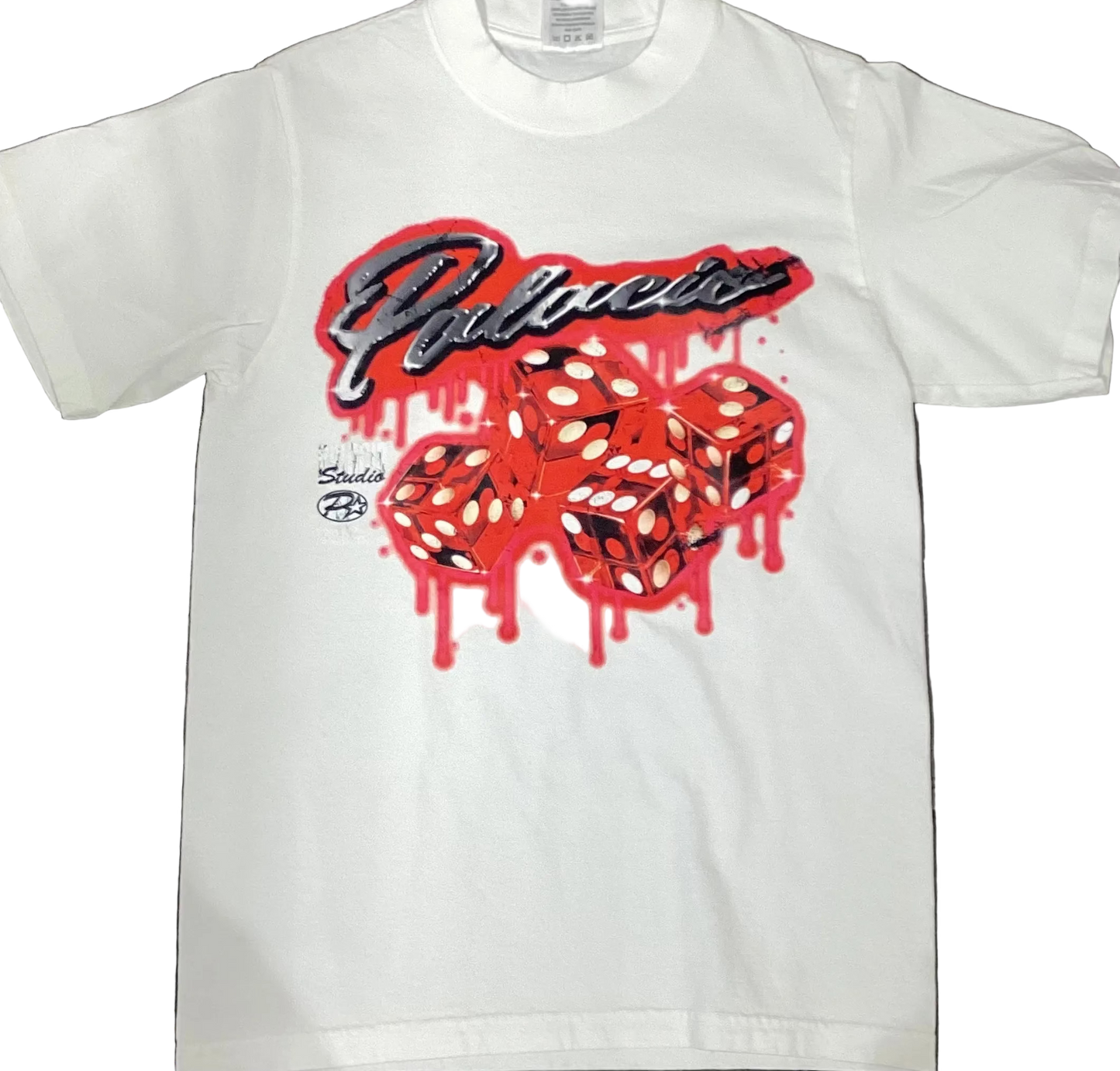 Palacio Red Dice White Tee