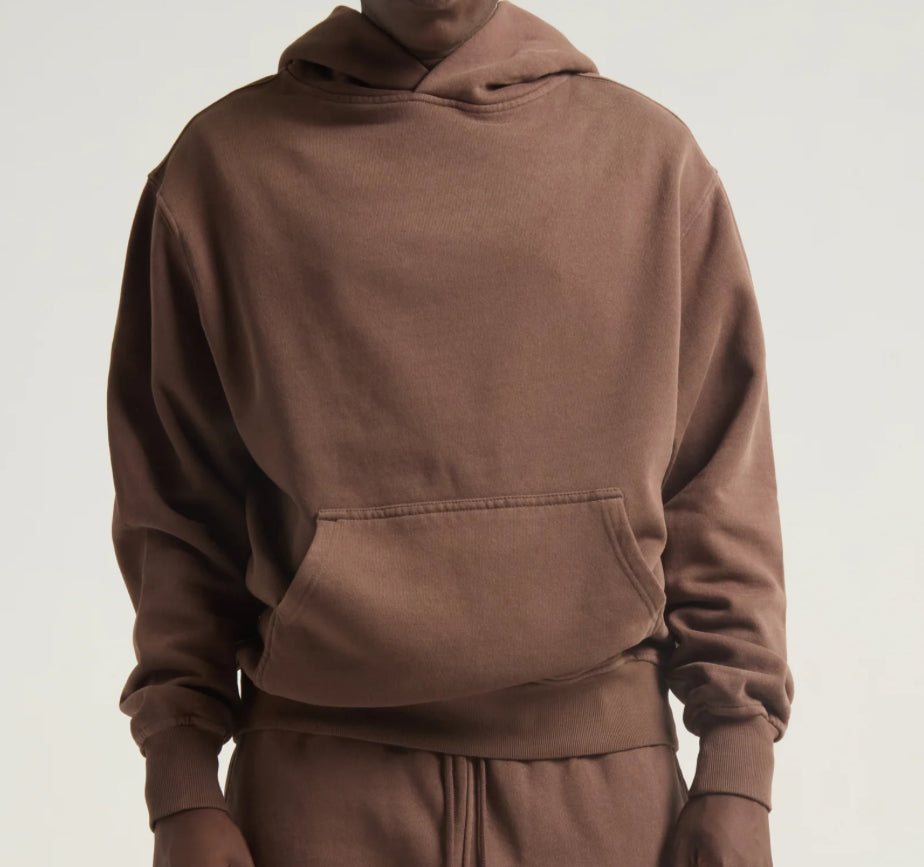 Mocha Garment Dye Hoodie