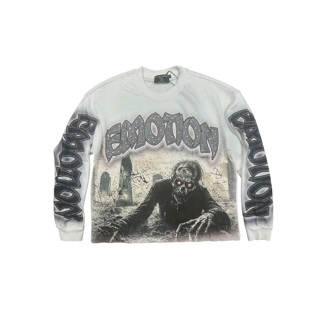 Mixed Emotion Resurrection White Long Sleeve Tee