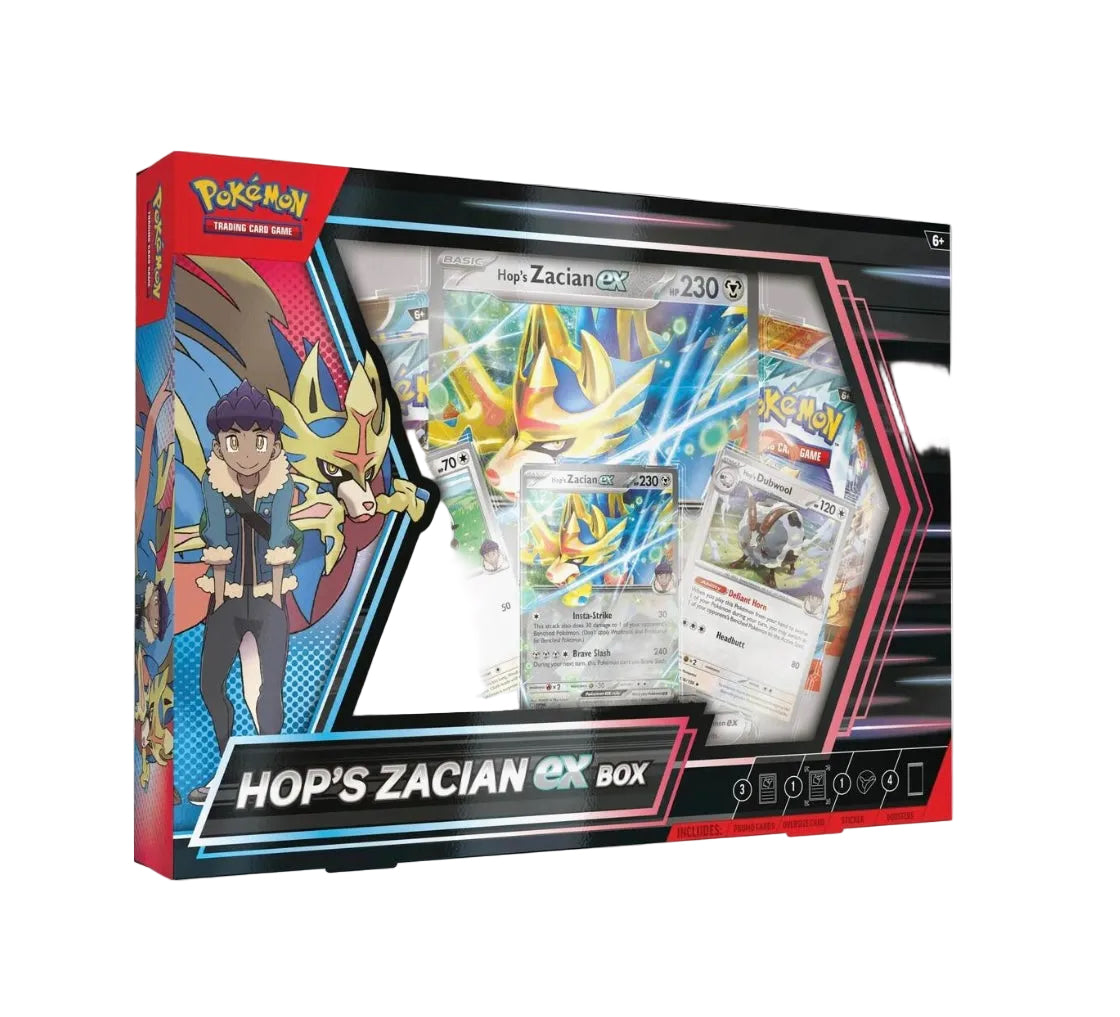 Pokemon Hop's Zacian ex Box