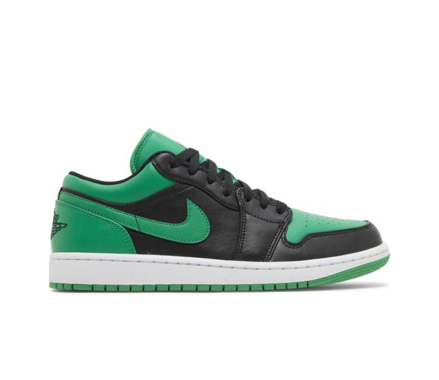 Air Jordan 1 Low Black Lucky Green
