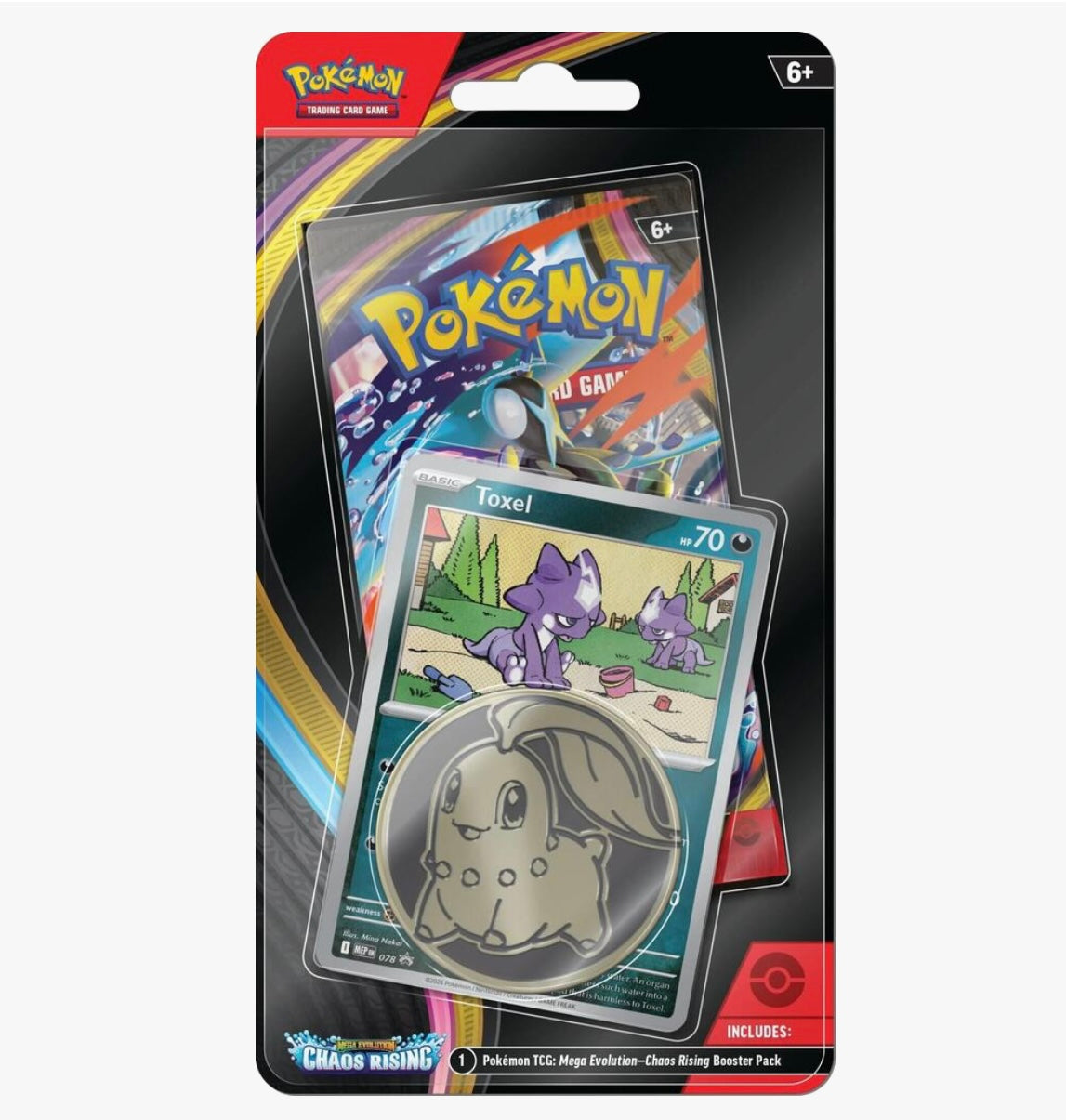 Pokemon Chaos Rising Single Pack
Blister Toxel