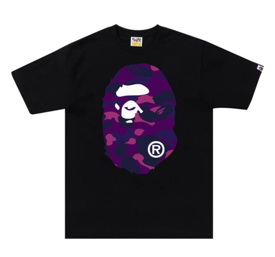 BAPE Camo Black/Purple Tee