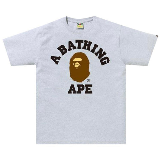 BAPE College Tee Gray