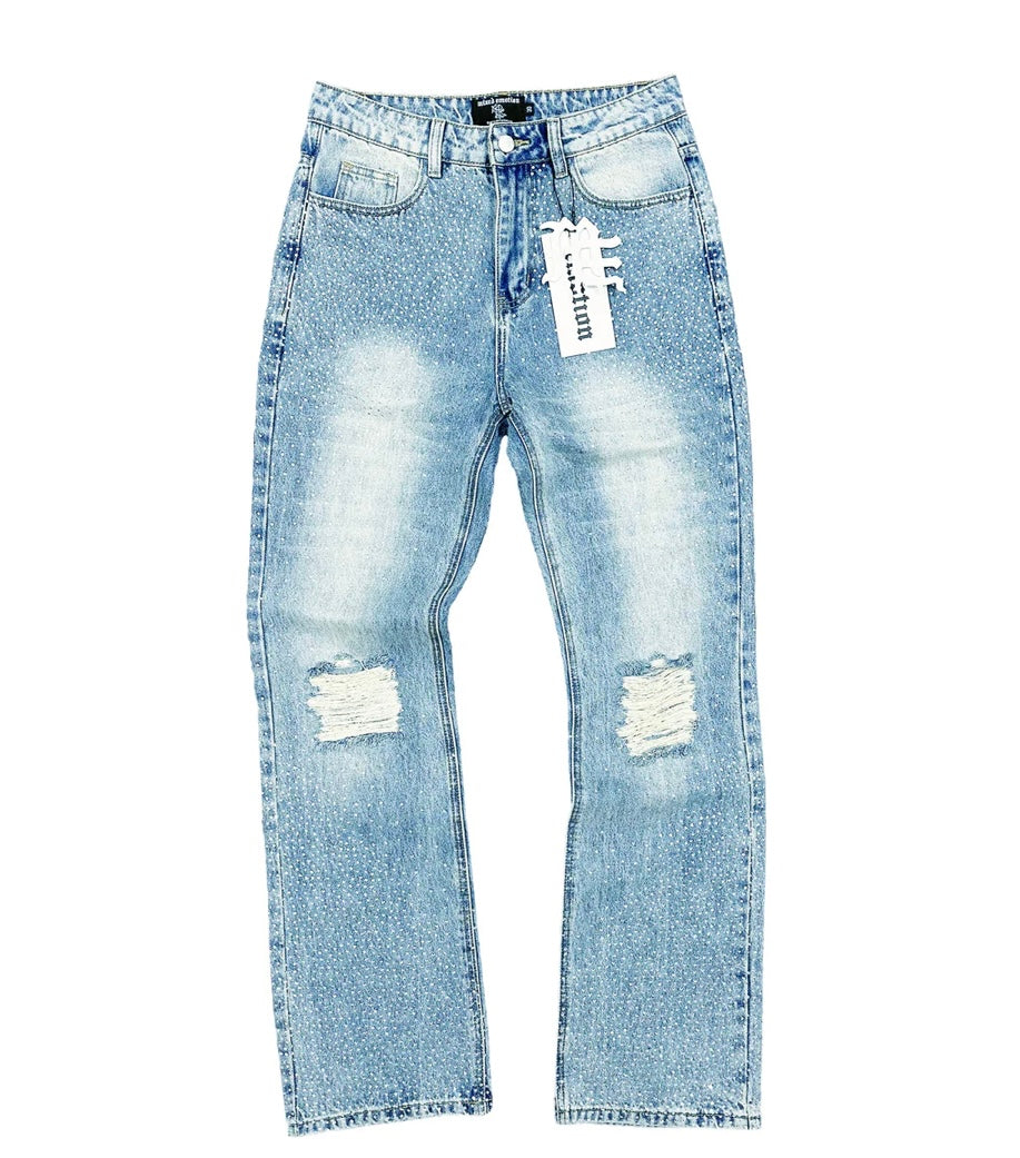 Mixed Emotions ME Rhinestone Jeans
