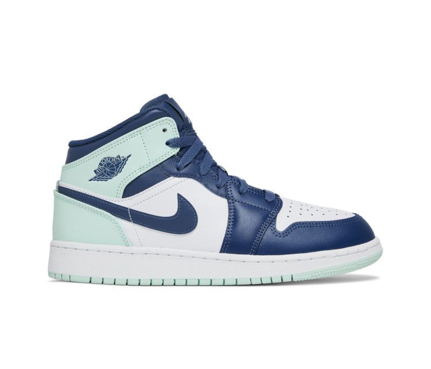 Air Jordan 1 Mid GS Blue Mint