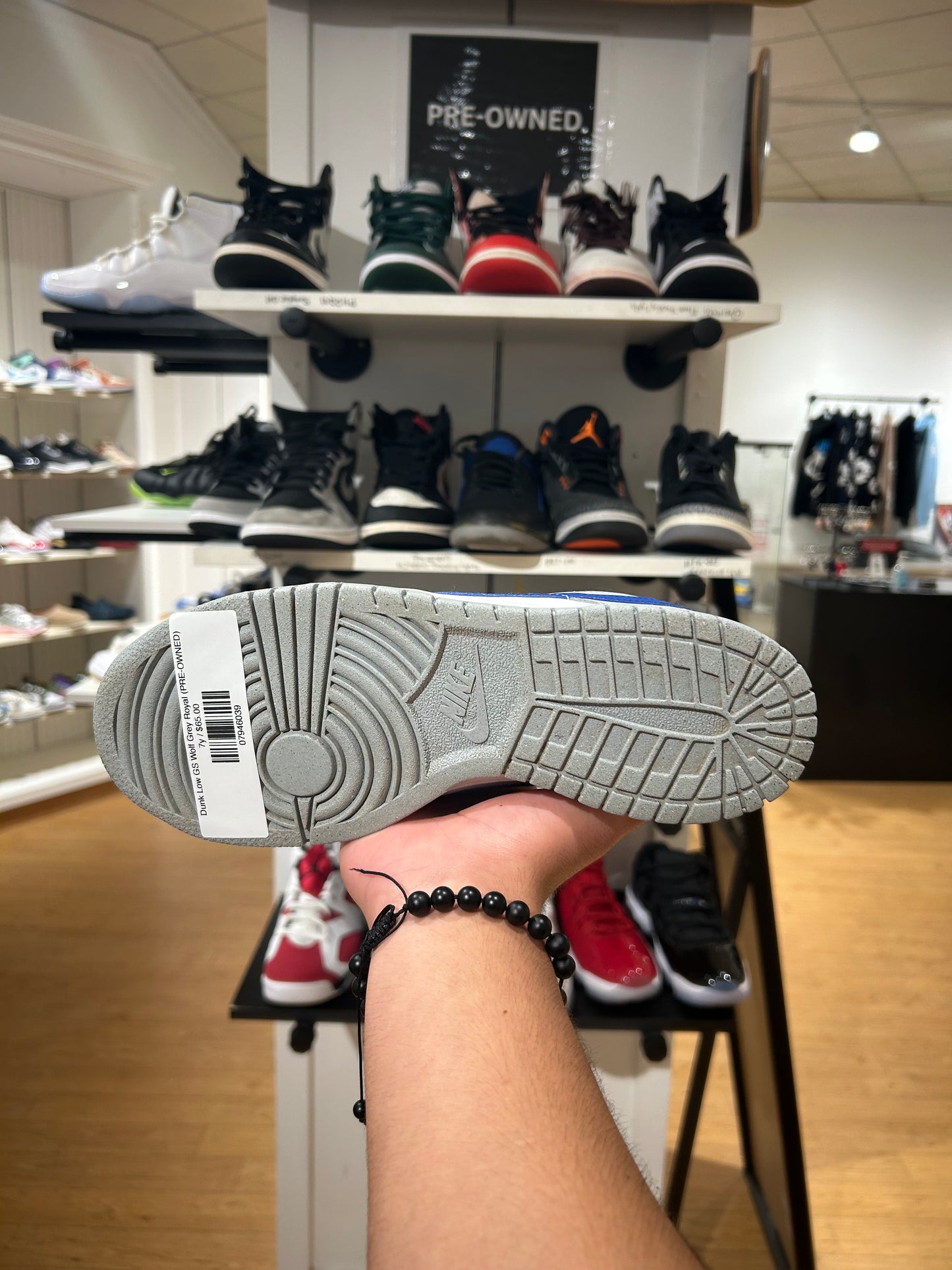 Dunk Low GS Wolf Grey Royal (PRE-OWNED)