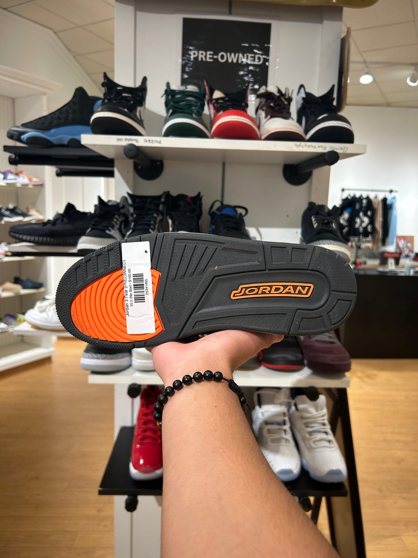 Jordan 3 Fear (PREOWNED)