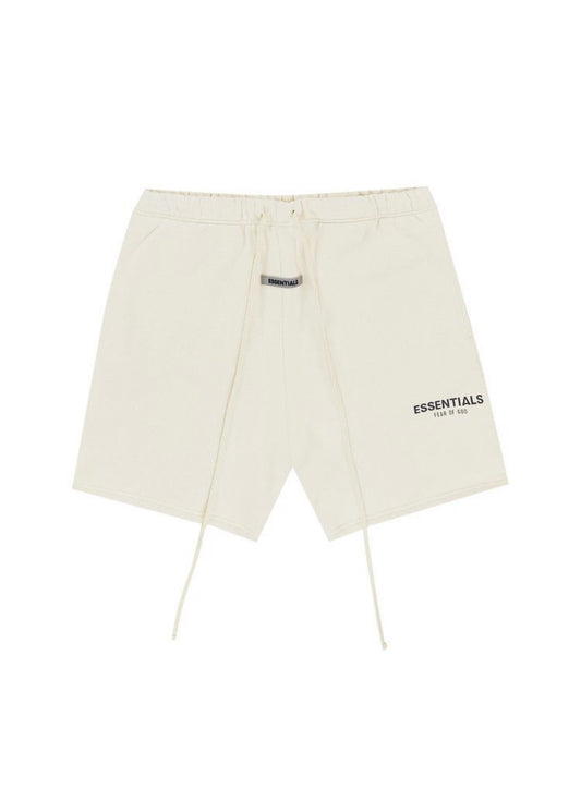 Essentials Cream Reflective Shorts