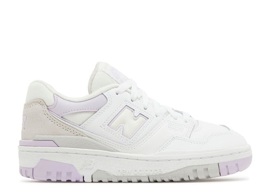 New Balance 550 Big Kid White Thistle