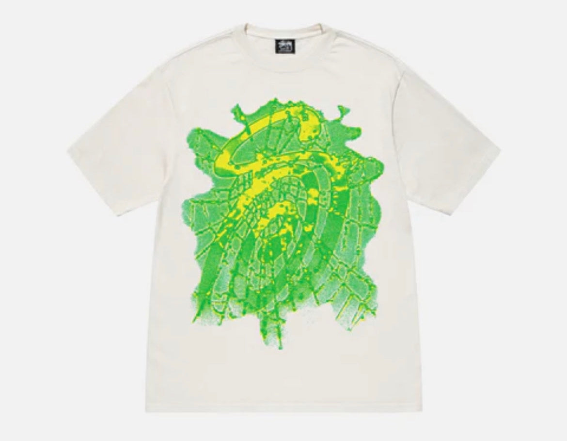 Stussy Green Web Tee