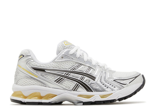 Asics Gel Kayano 14 White Tai-Chi Yellow