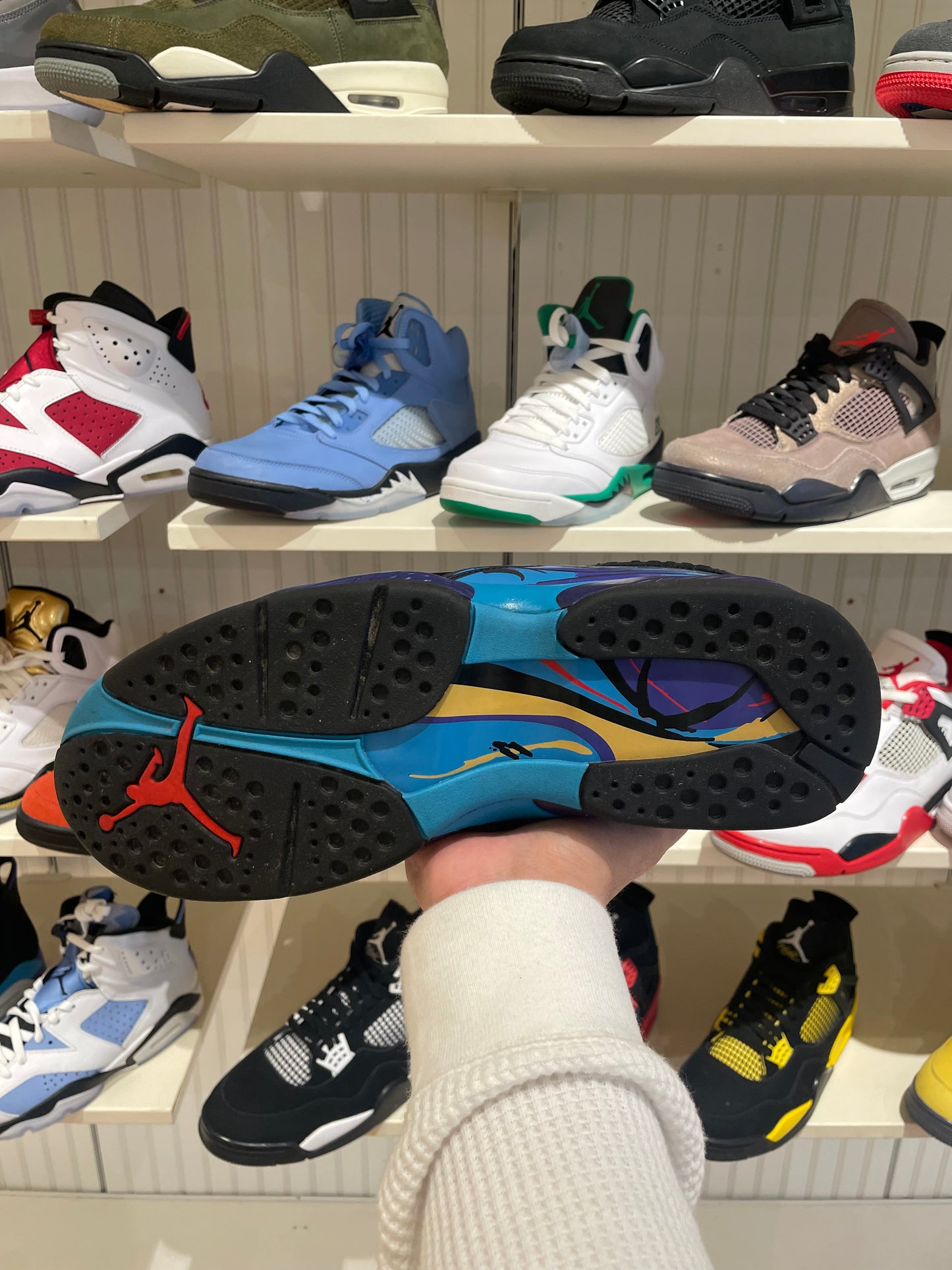 Jordan 8 Retro Aqua 2025 (PREOWNED)