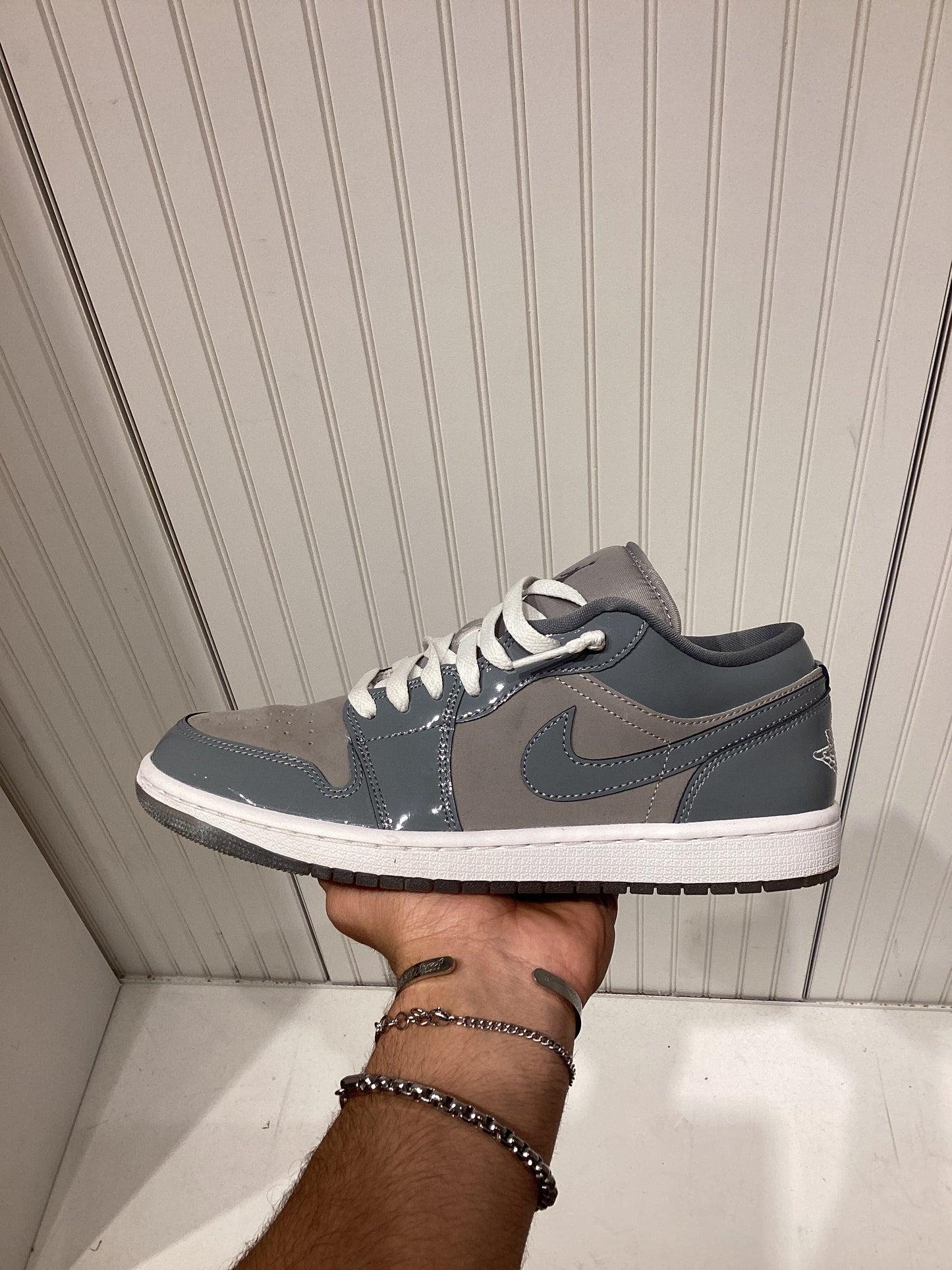 Air Jordan 1 Low SE Patent Cool Grey (PRE-OWNED)