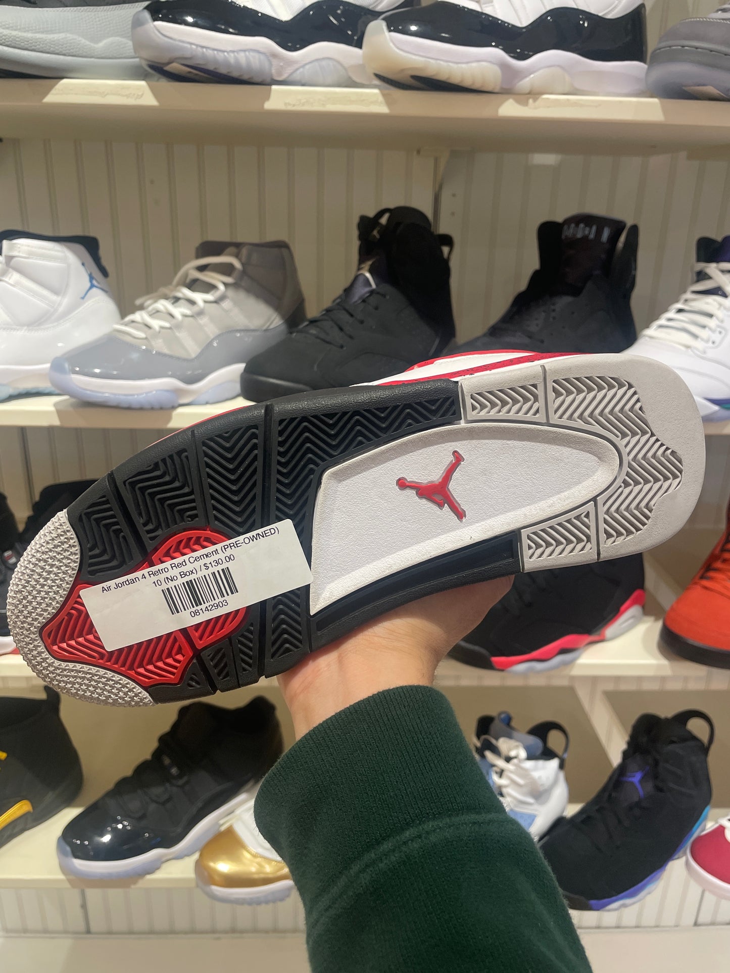 Air Jordan 4 Retro Red Cement (PRE-OWNED)