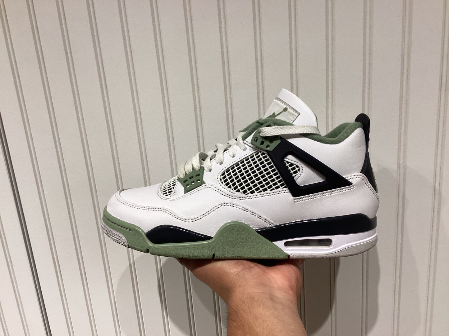 Wmns Air Jordan 4 Retro Seafoam (PRE-OWNED)