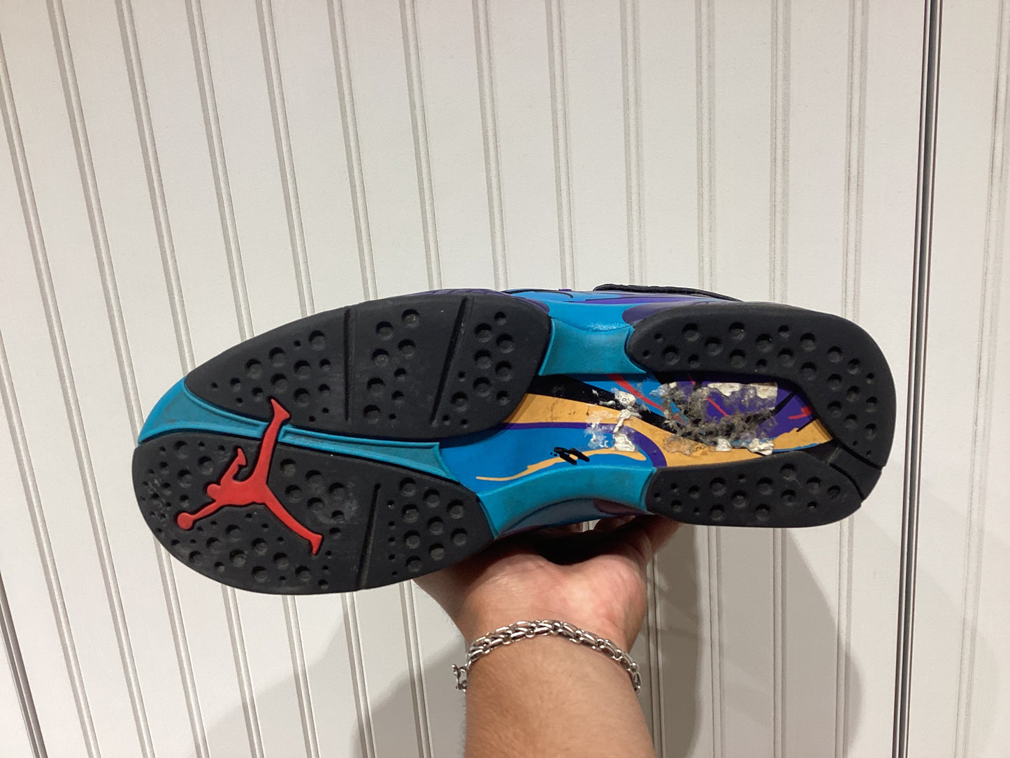 Jordan 8 Retro Aqua 2025 (PREOWNED)