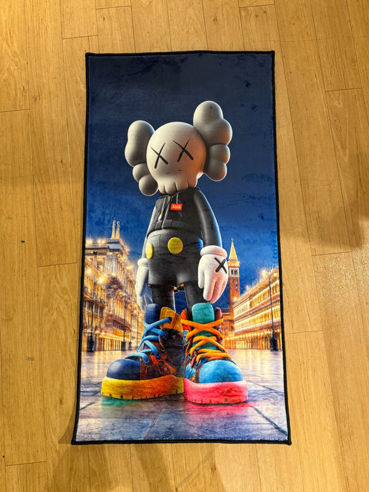 Kaws Colorful Shoe Rug