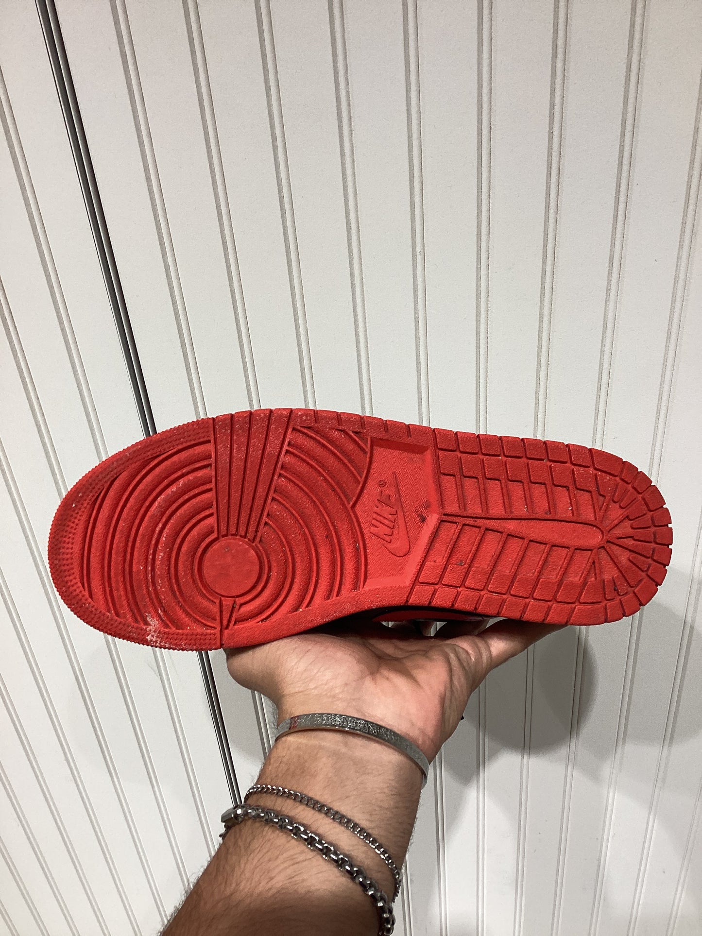 Air Jordan 1 Low Cement Fire Red (PRE-OWNED)