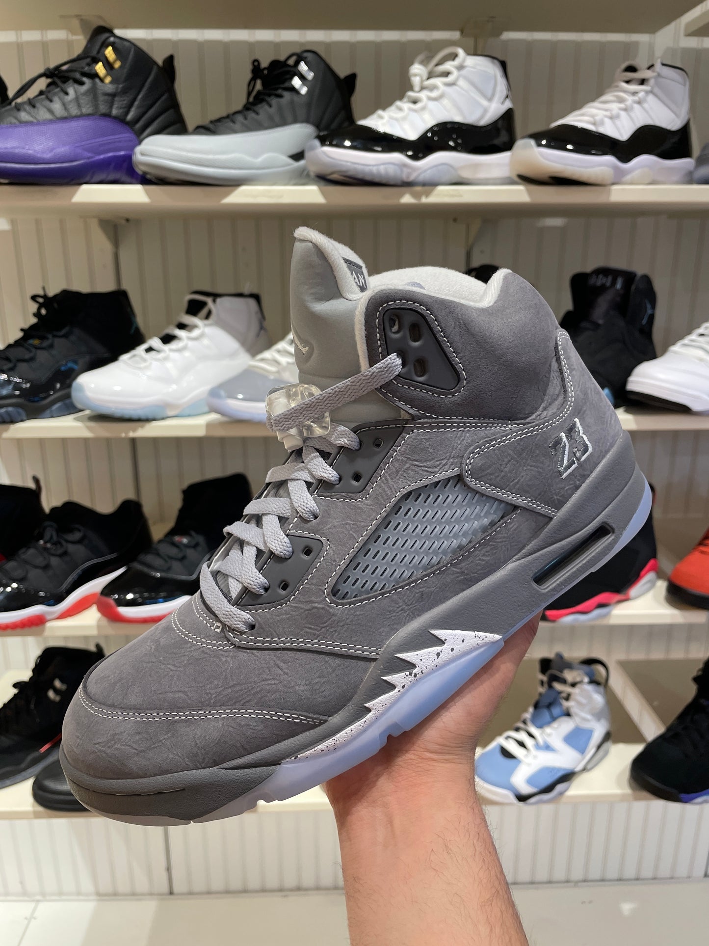 Jordan 5 Retro Wolf Grey (PRE-OWNED)