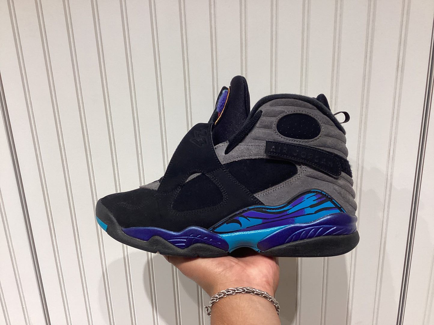 Jordan 8 Retro Aqua 2025 (PREOWNED)
