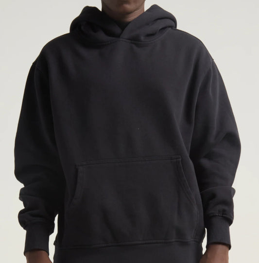 Black Garment Dye Hoodie
