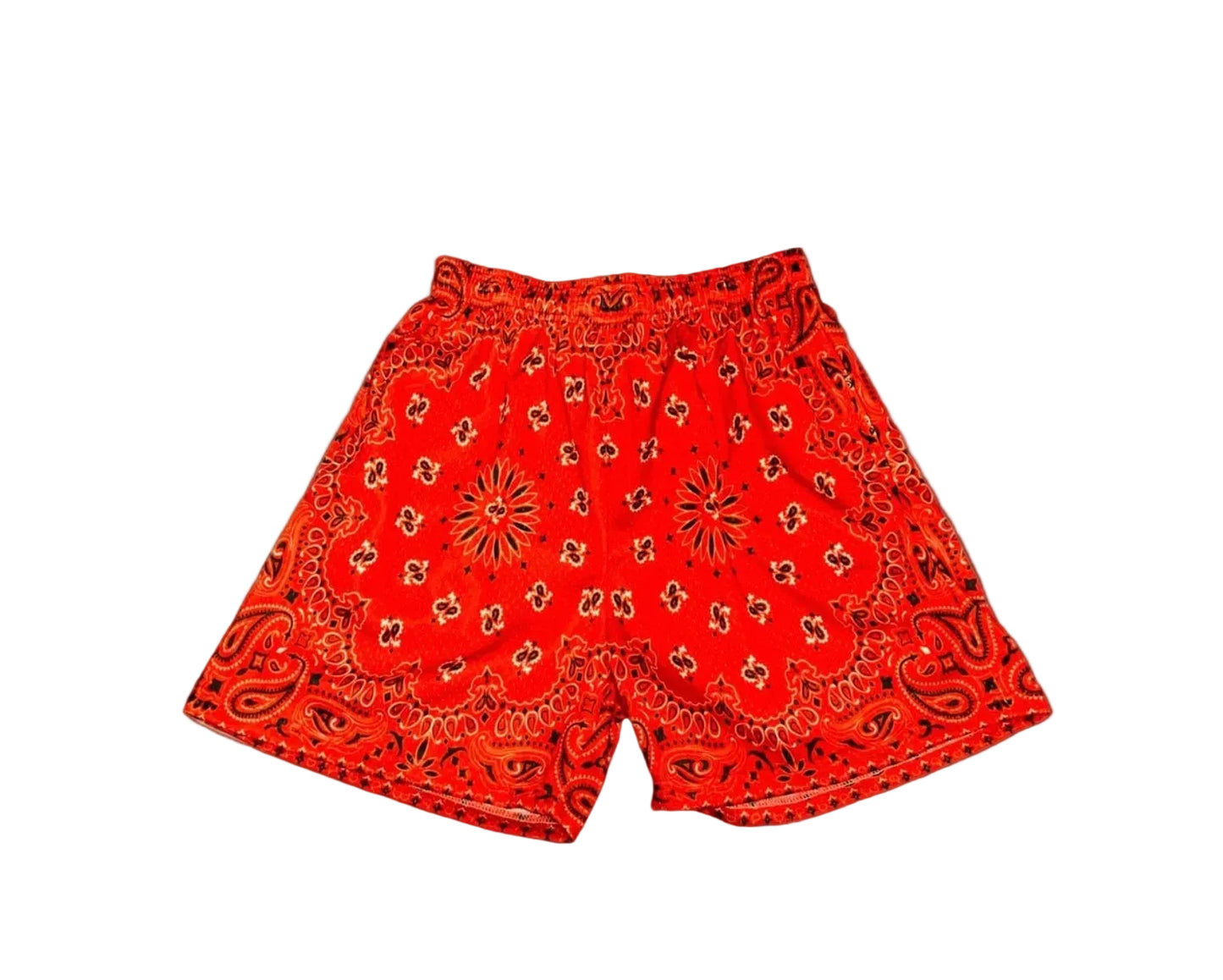 Bravest Red Paisley Shorts