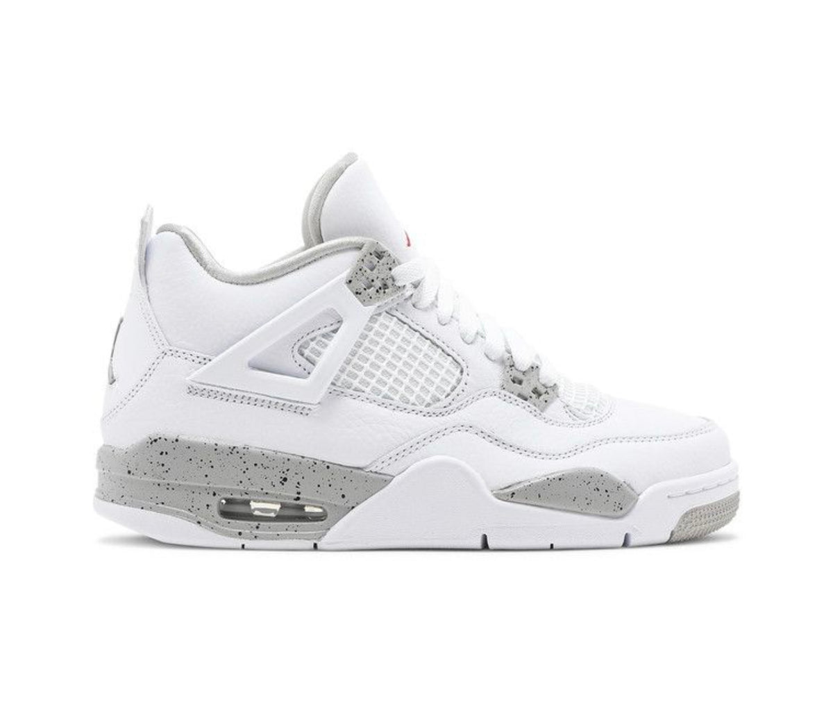 Air Jordan 4 Retro GS White Oreo (PRE-OWNED)