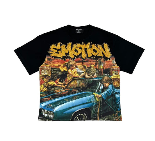 Mixed Emotion Angel Wash Tee