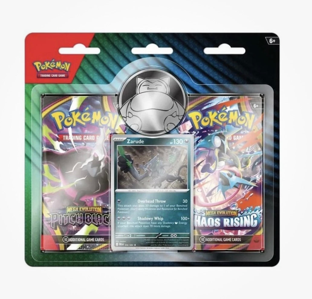 Pokemon Pitch Black Chaos Rising Zarude 2 Pack Blister