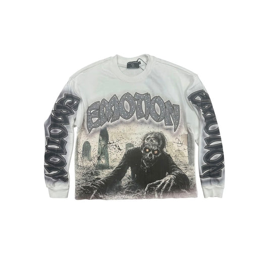 Mixed Emotion Resurrection White Long Sleeve Tee