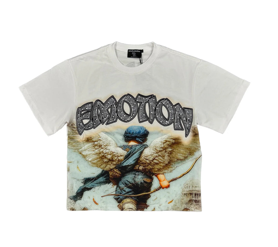 Mixed Emotions White Arch Angel Tee