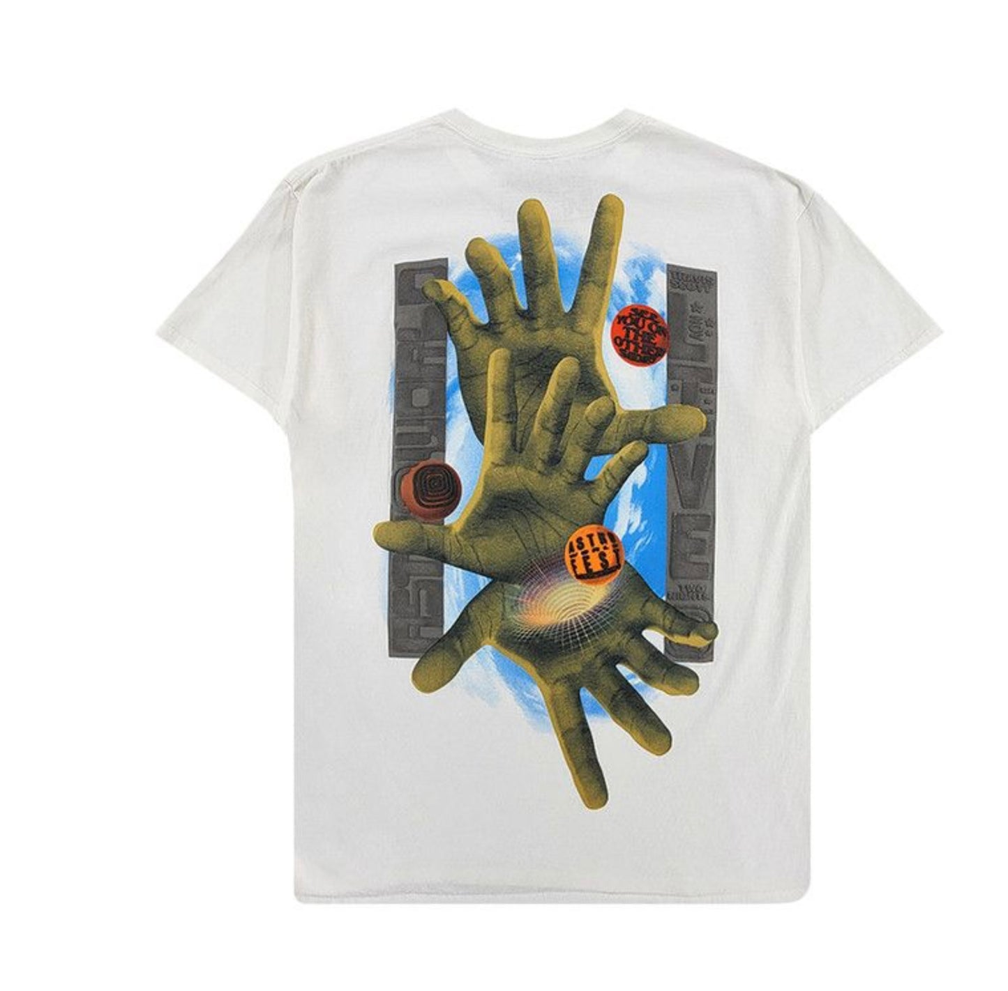 Cactus Jack by Travis Scott Three
Hands Tee White
