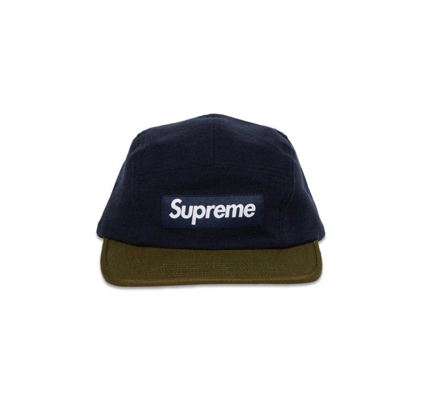 Supreme 2-Tone Camp Cap Navy