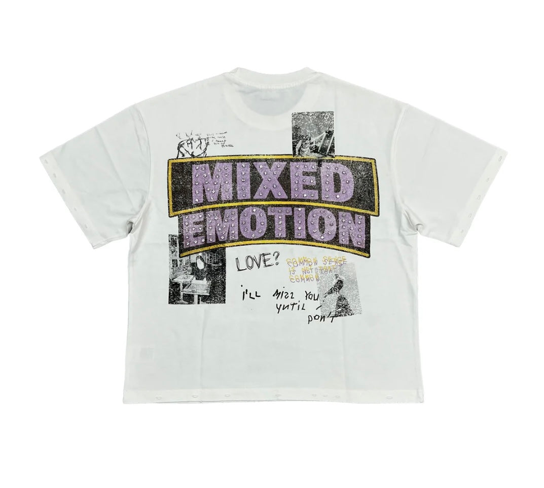 Mixed Emotions Lost Identity Tee White