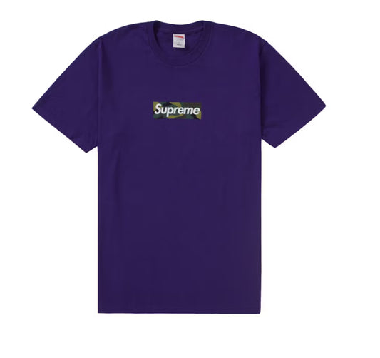 Supreme Box Logo Tee Purple