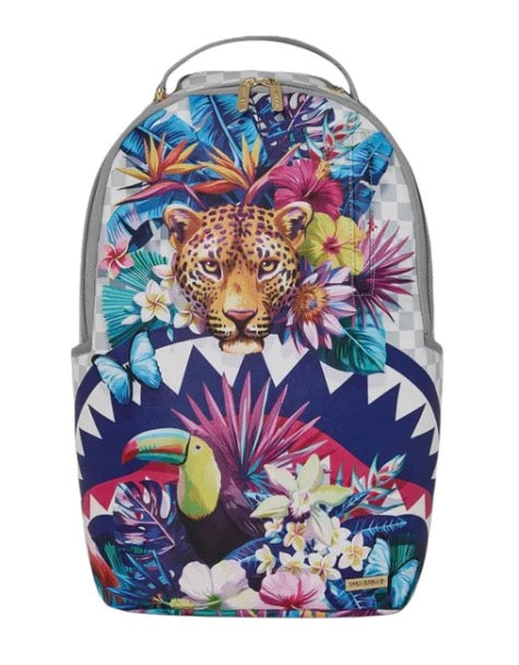 SPRAYGROUND Men Flowering Jungle Shark Backpack