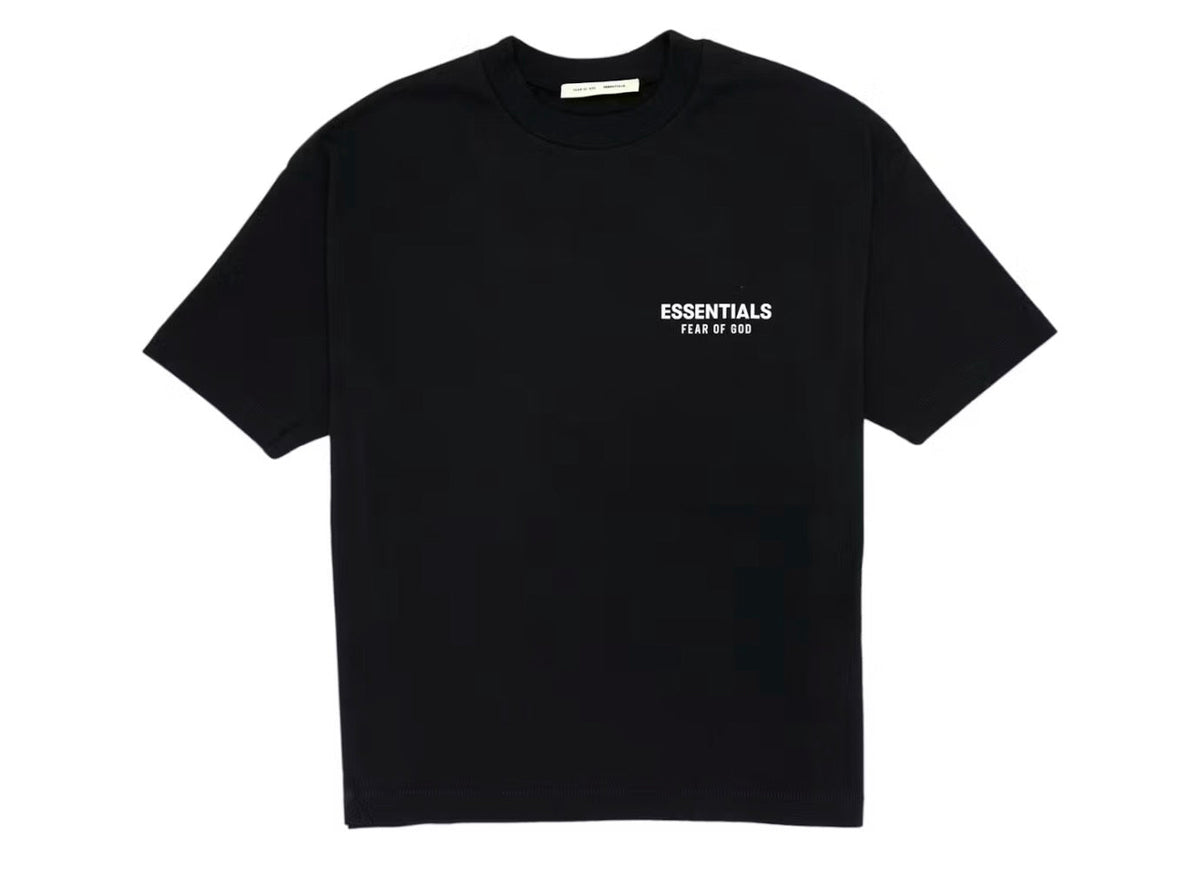 Essentials Classic Short Sleeve White Lettering Tee (GENTLY-WORN)