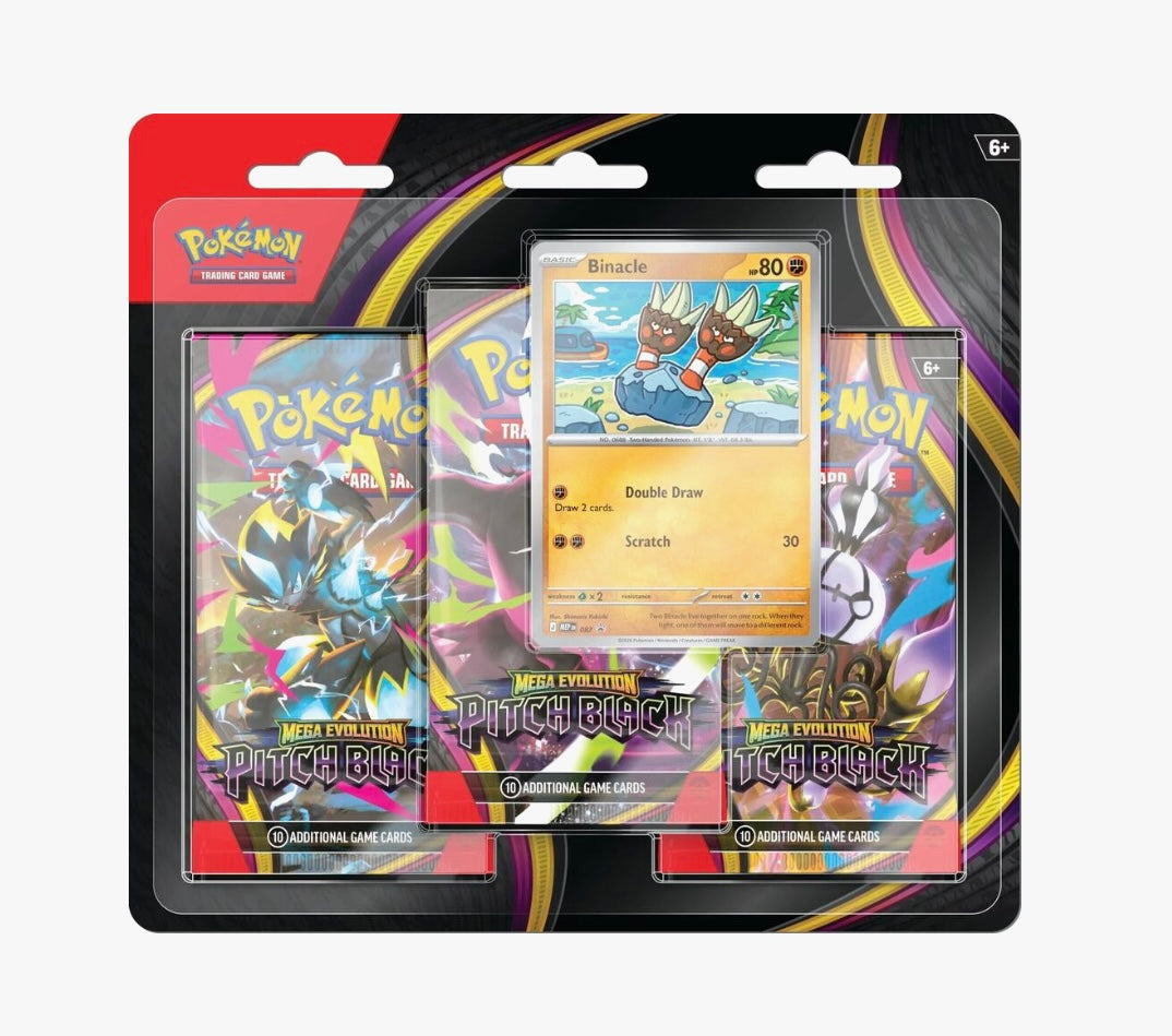 Pokemon Pitch Black 3-Pack Blister Binacle