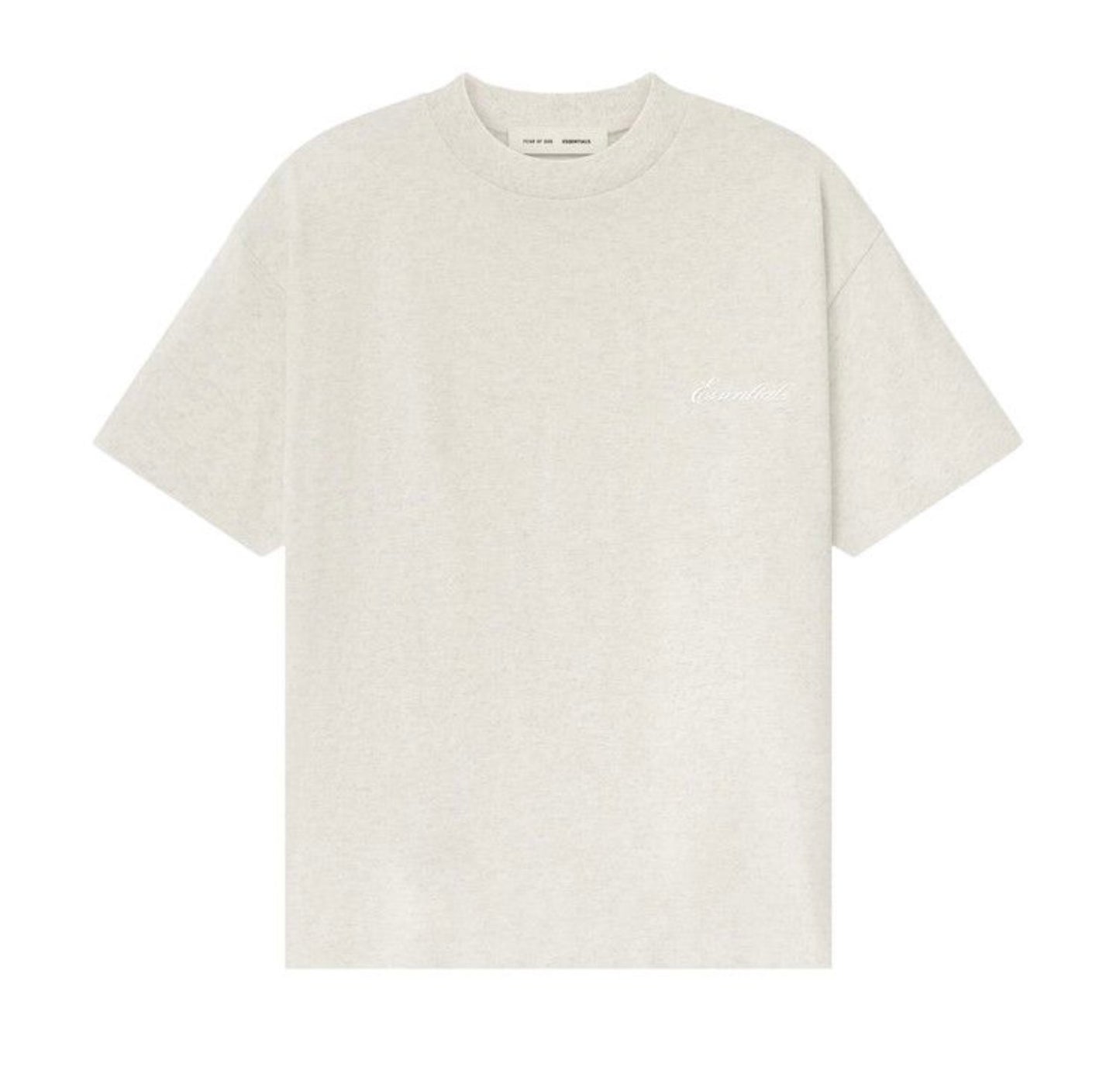 Essentials Classic Short-Sleeve Tee Oatmeal Heather (GENTLY-WORN)
