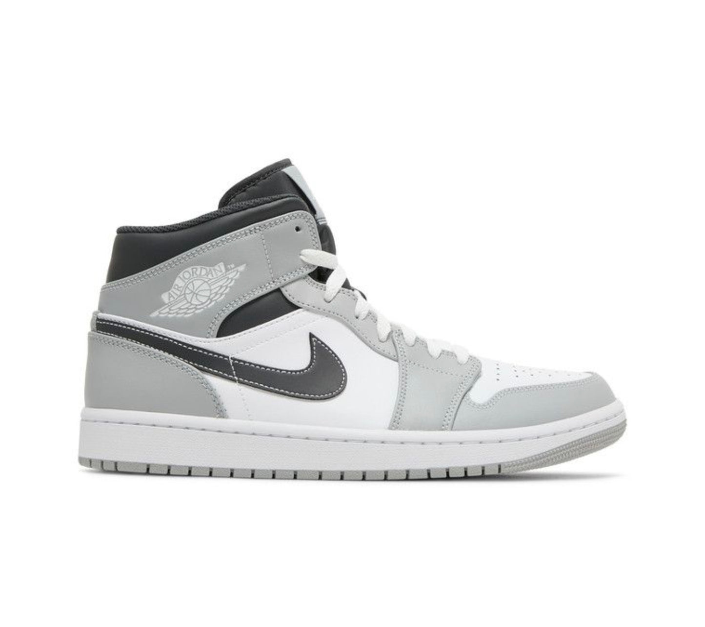 Air Jordan 1 Mid Light Smoke Grey